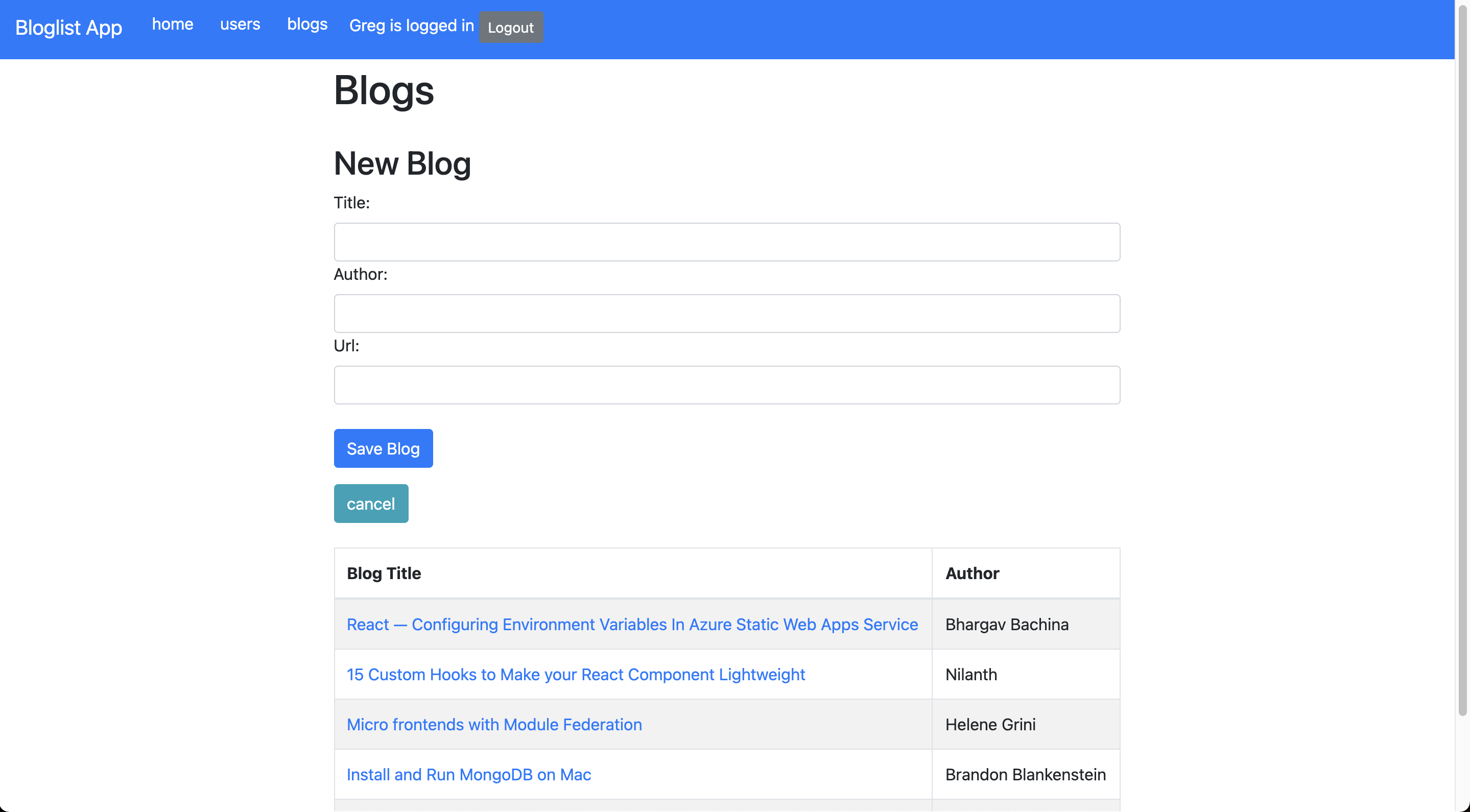 new blog